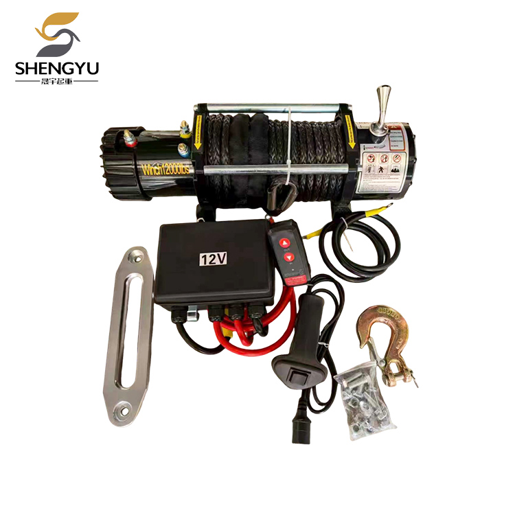 12V24V Electric Winch with Dyneema Rope
