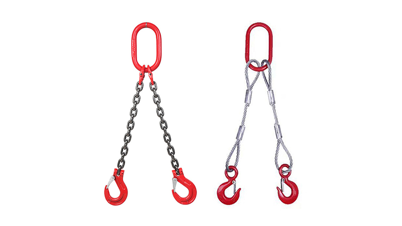 A comparison of the advantages of chain slings and wire rope slings