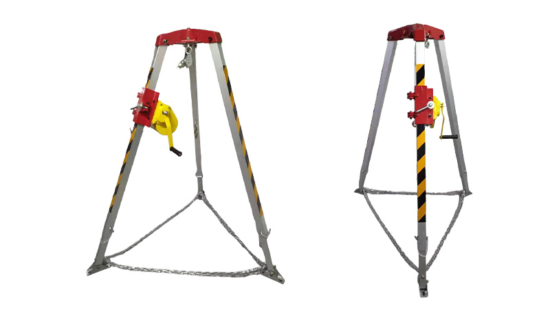 What Materials are used for Rescue Tripods?
