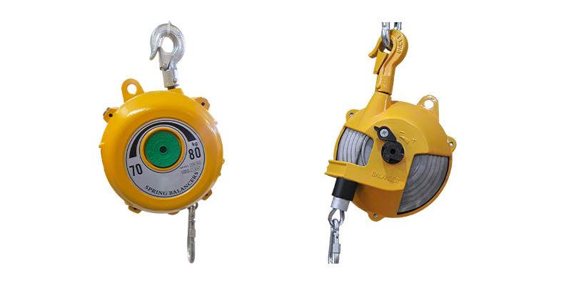 Why is a spring balancer called a suspended type?