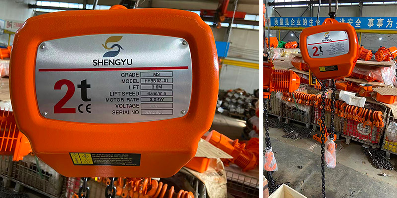Differences between Single fall and Double fall Hooks of Electric Chain Hoist