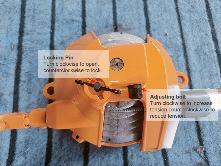 Tower spring balancer