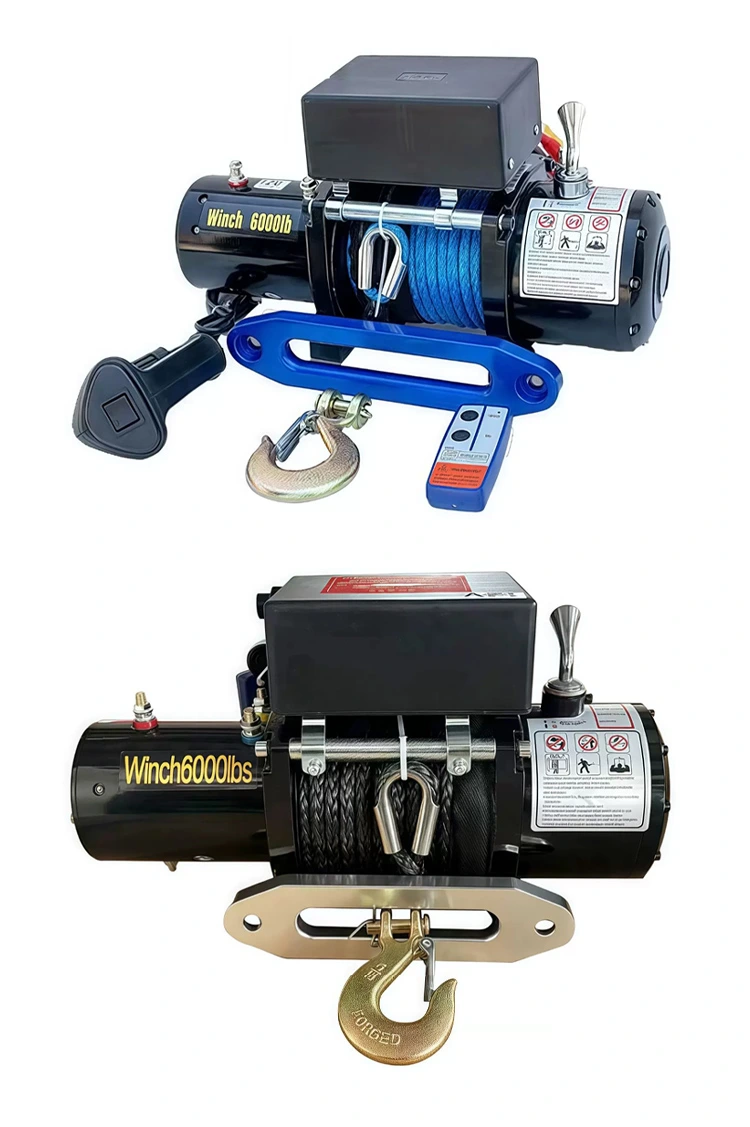 12V Electric Winch with Dyneema Rope
