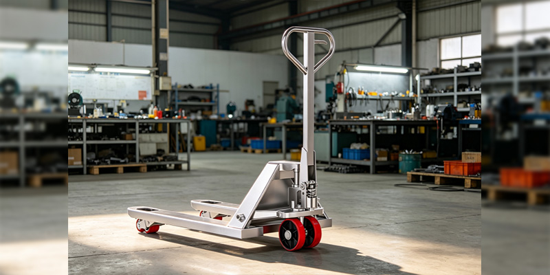 Stainless steel pallet trucks
