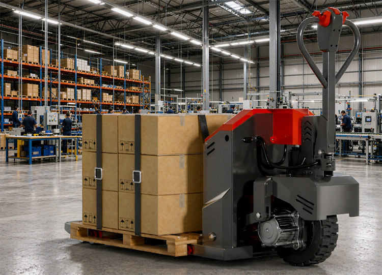 5 Ton Full Electric Rough Terrain Hydraulic Pallet Truck