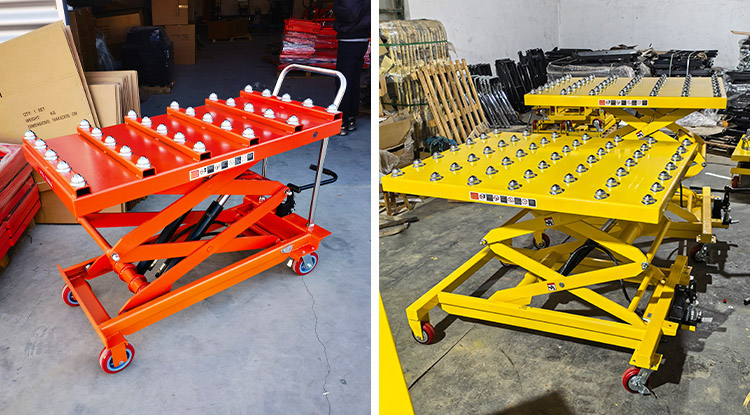universal ball bearing hydraulic lifting platform truck